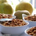 Compote de coings et pommes en crumble aux[...]
