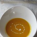 Potage de carottes et de rutabaga à l'ail confit