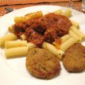 Rigatonis, boulettes de veau, saucisses[...]