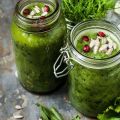 Gaspacho d’épinards en bocal