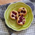 Financiers pistaches-framboises