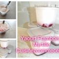 Yaourt framboise myrtille
