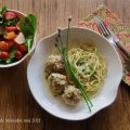 Boulettes de poulet, sauce piccata +