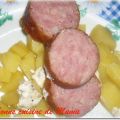 Pommes de terre et saucisson de morteau