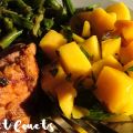 Porc sucré-Épice avec salsa de mangue
