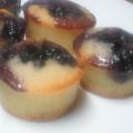 Mini financiers à la confiture de myrtilles
