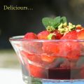 Fraises marinées au vinaigre balsamique