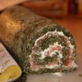 Roulé épinards-saumon, Recette Ptitchef