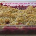 Crumble aux framboises, aux pommes et à la[...]