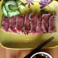 Tataki de bœuf sauce ponzu