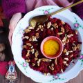 Betteraves râpées, sauce moutarde au raifort,[...]