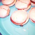 macarons à la fraise