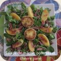 Salade de mâche aux pommes, lardons, et chèvre[...]