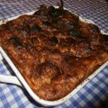Bread and butter pudding aux croissants (pain[...]