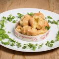 Gougères au camembert et basilic