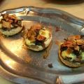 Champignons de Paris farcis aux chanterelles,[...]