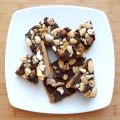 Eclats de caramel aux chocolat et noix