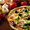 Pizza végétarienne sans gluten