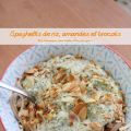 Spaghettis de riz, sauce amandes et brocolis[...]
