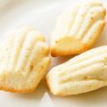 Madeleines au chocolat blanc