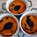 Flans de potimarron aux pruneaux