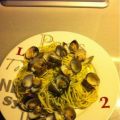 Spaghetti aux palourdes et au pesto