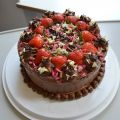 Gâteau Fudge & Fraise