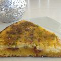 Fondant renversé aux amandes, poires, pistaches[...]