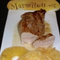 Filet mignon de porc à l'ananas