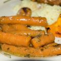carottes glacées au miel et au gingembre