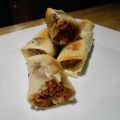 Egg rolls au poulet, cuits au four