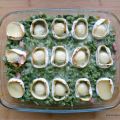 Gratin de spätzle épinards - chèvre