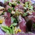 Salade de foies de volaille et copeaux de foie[...]