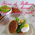 Amuse-bouches: Blinis de Betterave, Crème[...]