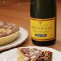 Tarte poire, chocolat & amandes