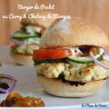 Burger de Poulet au Curry & Chutney de Mangue