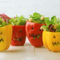 Salades d’halloween au potiron en affreux[...]