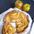 Tarte au sarrasin, coing et pommes