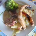 Ragoût de pommes de terre et de saucisses