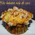 MUFFINS BANANE - NOIX DE COCO sans lait, sans[...]
