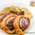 Magret de canard en croûte de parmesan et sa[...]