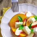 Salade de nectarines et mozzarella