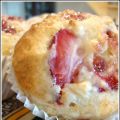 Muffins aux fraises et aux bananes