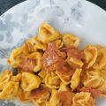 Tortellinis au chorizo et pesto de tomates[...]