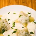 Ravioles de champignon et crème de rutabaga,[...]