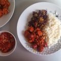 Rougail, riz et grains