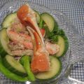 Salade de crabe frais servie en entrée ou en[...]