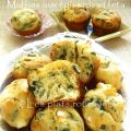 Muffins aux épinards et feta