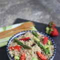 Salade de quinoa printanière au tartare d'algues