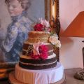 naked cake pour un mariage (chocolat, caramel[...]